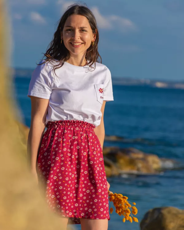 Tshirt brodé femme Roscoff