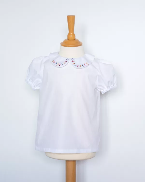 Chemisier brodé Brignogan fille