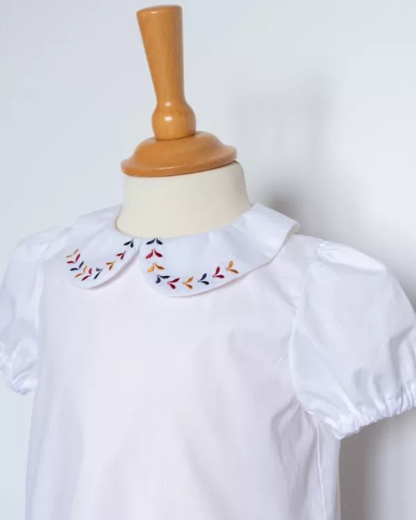 Chemisier brodé Brignogan fille