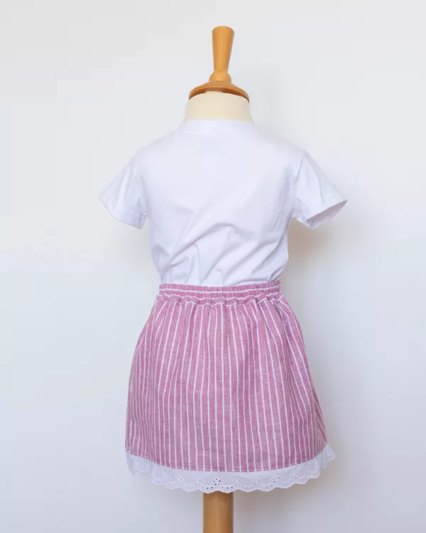 Jupe Landunvez broderie anglaise