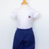 Short garçon bleu