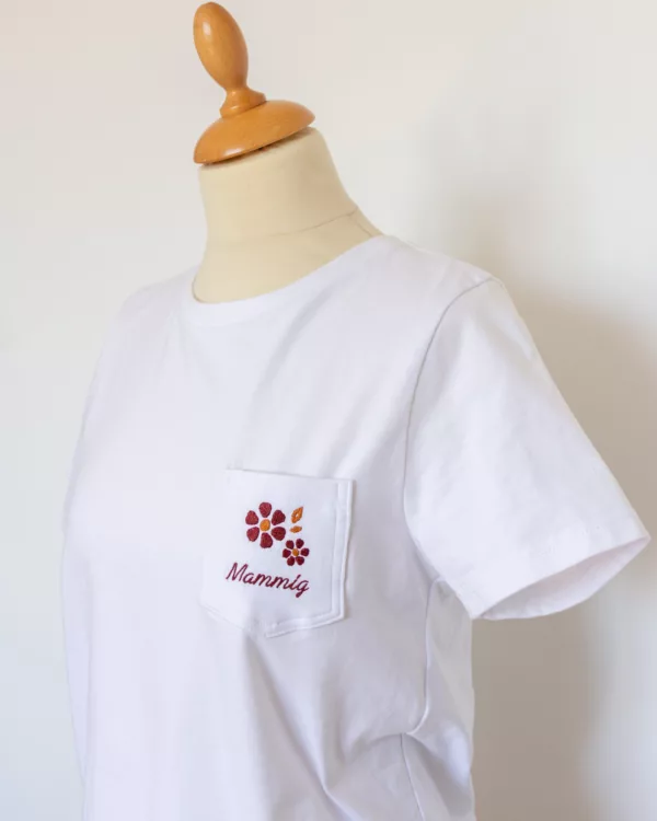 Tshirt brodé femme Roscoff