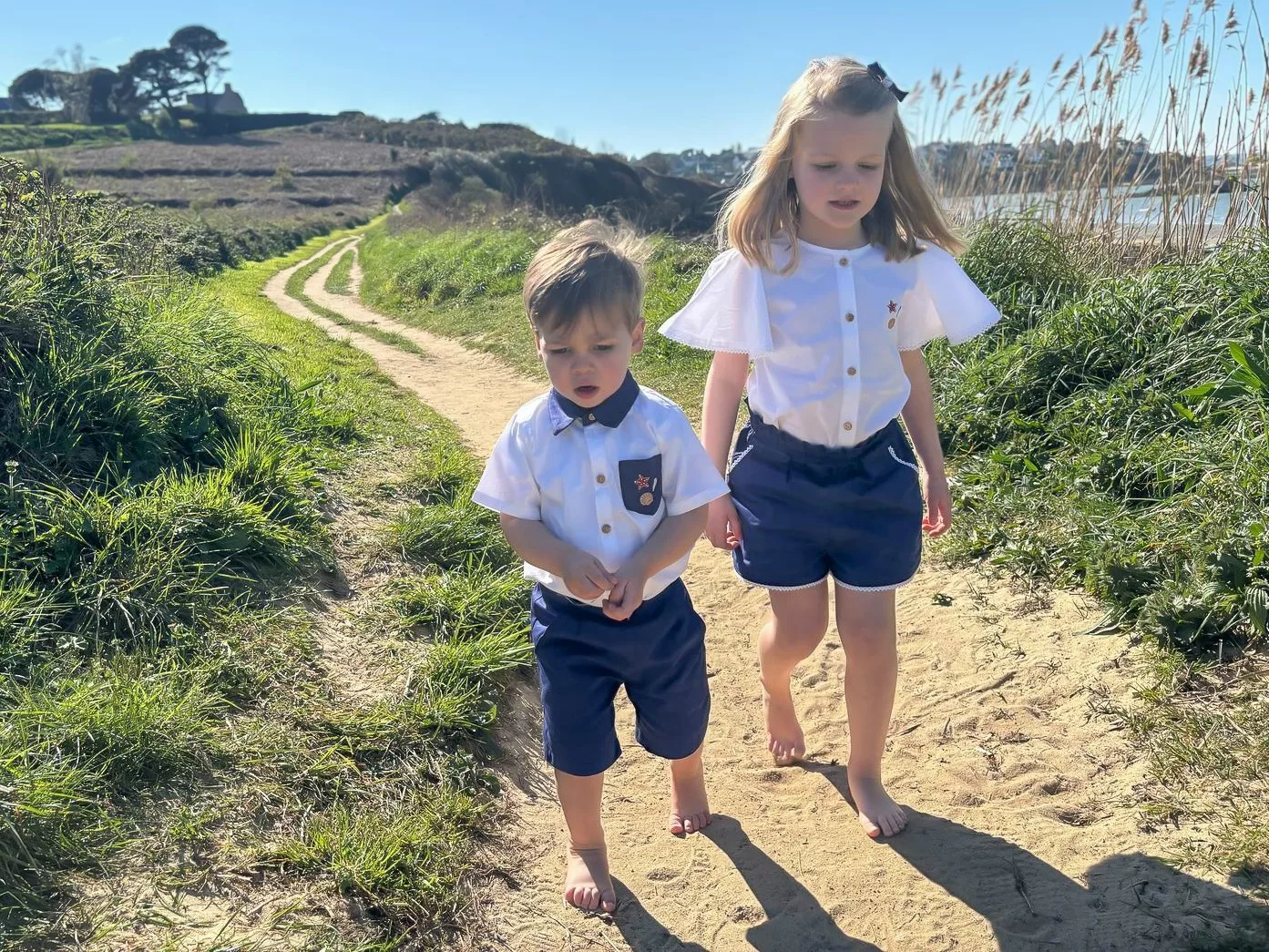 Duo frère et soeur coquillage